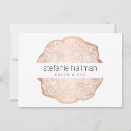 美しいオーガニックバラ金ゴールドツリーリングや輪ギフトカード