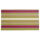 美しいオーキッドカラーストライプ 枕カバー (正面右)