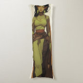 美しいオークガールアニメ ボディピロー (正面縦)