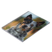 美しいオーストラリアの牛の野原 ノートブック (左側)