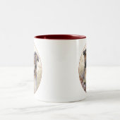 美しいオーストラリアの羊飼い ツートーンマグカップ (中央)