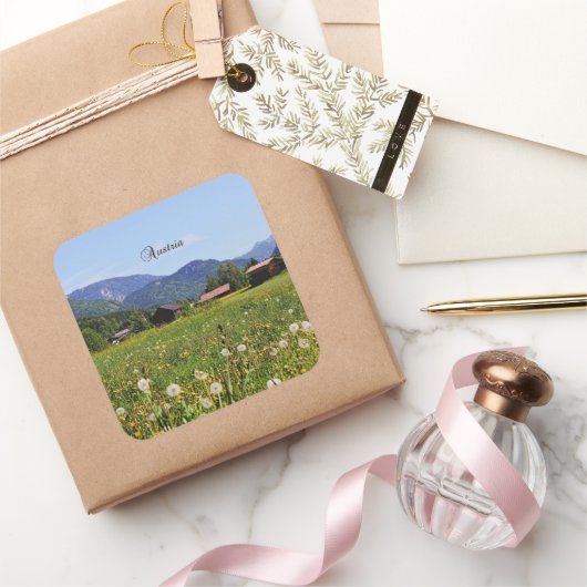 美しいオーストリア スクエアシール (ギフト)