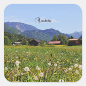 美しいオーストリア スクエアシール (正面)