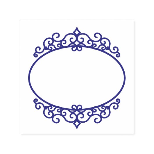 美しいオーナメントサークルスクラップブック作り セルフインキングスタンプ (デザイン)