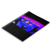 美しいオーロラが一つ賛美の聖降誕祭を祝う ノートブック (左側)