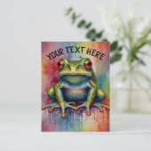 美しいカエルを発見しよう ポストカード (スタンド正面)