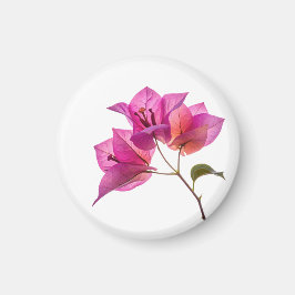 美しいカゴジフール 紙の花 植物 ボタニカル フラワー マグネット