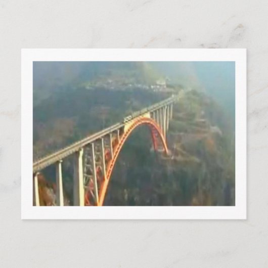 美しいカシミール渓谷 – ヒマラヤインド ポストカード (正面)