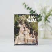 美しいカジノウォーターフォールオンザラスベガスストリップ ポストカード (スタンド正面)