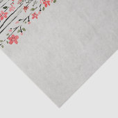 美しいカスケーディングレッドの花 薄葉紙 (詳細)