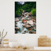 美しいカスケード春 ポスター (キッチン)