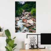 美しいカスケード春 ポスター (ホームオフィス)