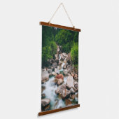 美しいカスケード春 吊り下げ型タペストリー (傾斜あり)