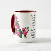 美しいカスタマイズフローラ魔法 マグカップ (正面左)