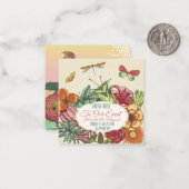 美しいカスタマイズ可能なフローラ ノートカード (正面/裏面インサイチュ)