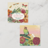 美しいカスタマイズ可能なフローラ ノートカード (正面/裏面)