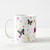 美しいカスタマイズ可能な愛ママのコーヒーマグ コーヒーマグカップ (左)