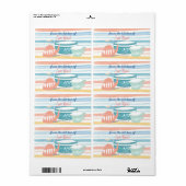 美しいカスタマイズ料理ラベルとベーキングラベル ラベル (フルシート)