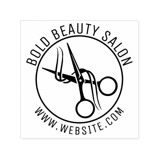 美しいカスタムサロンシザーロゴセルフインキングスタンプ セルフインキングスタンプ (デザイン)