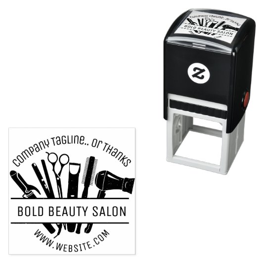 美しいカスタムサロンツール美容師ありがとう セルフインキングスタンプ (インサイチュ)