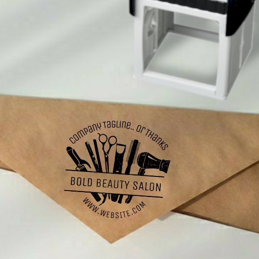 美しいカスタムサロンツール美容師ありがとう セルフインキングスタンプ