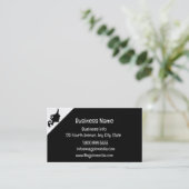 美しいカスタムスタイリストエステティシャン名刺 名刺 (スタンド正面)