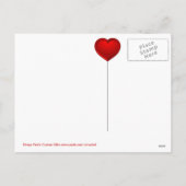 美しいカスタムバレンタイン シーズンポストカード (裏面)