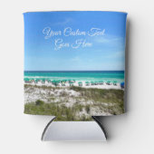 美しいカスタムビーチフロリダ写真会社 缶クーラー (正面)