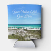 美しいカスタムビーチフロリダ写真会社 缶クーラー (裏面)