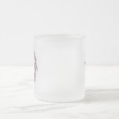 美しいカスタムフローラ最高のママエバーマグ フロストグラスマグカップ (中央)