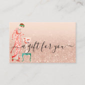 美しいカスタムヘア爪、 ネイルスモールビジネススパバウチャー 名刺 (正面)