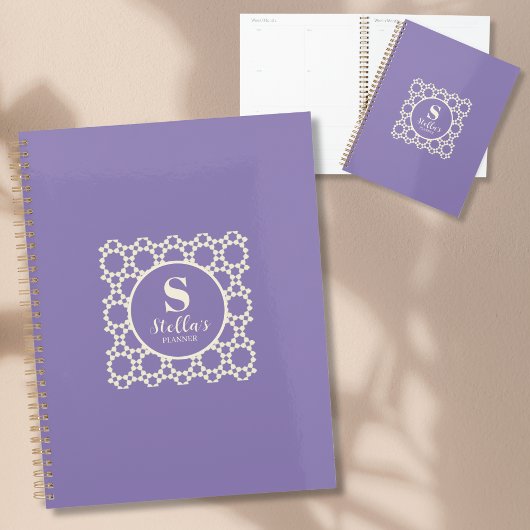 美しいカスタムモダンシンプル幾何学模様 プランナー手帳