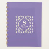 美しいカスタムモダンシンプル幾何学模様 プランナー手帳 (正面)