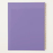 美しいカスタムモダンシンプル幾何学模様 プランナー手帳 (裏面)