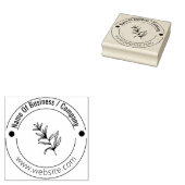 美しいカスタムモノグラムロゴあなたの会社と文字 ラバースタンプ (押印)