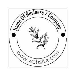 美しいカスタムモノグラムロゴあなたの会社と文字 ラバースタンプ