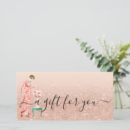 美しいカスタム小事業利用券QRギフトカード シーズンカード (スタンド正面)