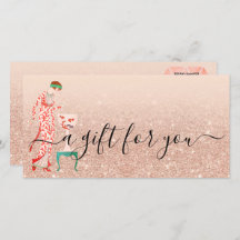 美しいカスタム小事業利用券QRギフトカード