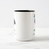 美しいカソウィル二音コーヒーマグ ツートーンマグカップ (中央)