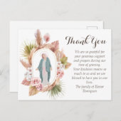 美しいカトリックの哀悼の意 ポストカード (正面/裏面)