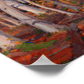 美しいカナダのトム・トムソン10月絵画の日 ポスター (角)