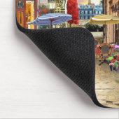 美しいカフェオンザ通りインパリファインアート マウスパッド (コーナー)