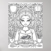 美しいカフェ ポスター (正面)