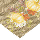 美しいカボチャ感謝機織り ショートテーブルランナー (コーナー)