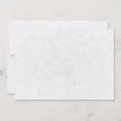 美しいカラスを木の枝に結婚! 招待状 (裏面)