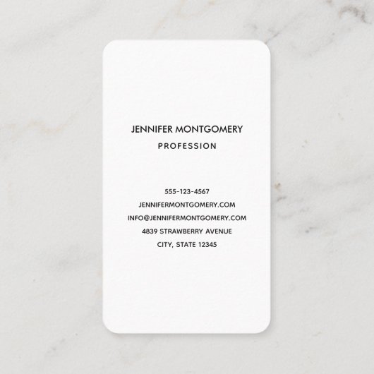 美しいカラスを木の枝に 名刺 (裏面)