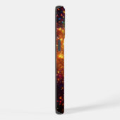 美しいカラフルな光の模様 iPhoneケース (右側面)