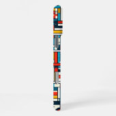 美しいカラフルな幾何学模様 iPhoneケース (右側面)