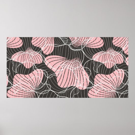 美しいカラフルな抽象的なシームレスパターン。裏側 ポスター (正面)