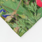 美しいカラフルの草原 フリースブランケット (角)